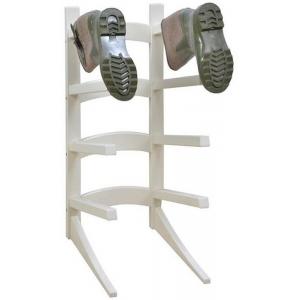 Staand laarzenrek wit Staand laarzenrek wit